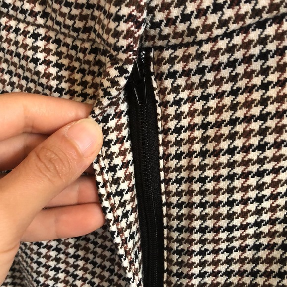 Mexx houndstooth wide leg trouser pants high rise - Picture 7 of 11